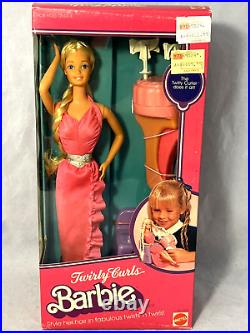 Vintage Twirly Curls Blonde Barbie No. 5579 1982 Mattel NRFB